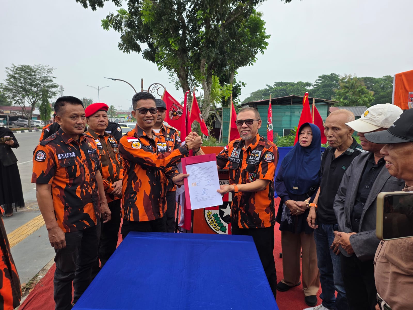 MPC Pemuda Pancasila Kota Dumai Resmikan Lahan Pembangunan Sekretariat