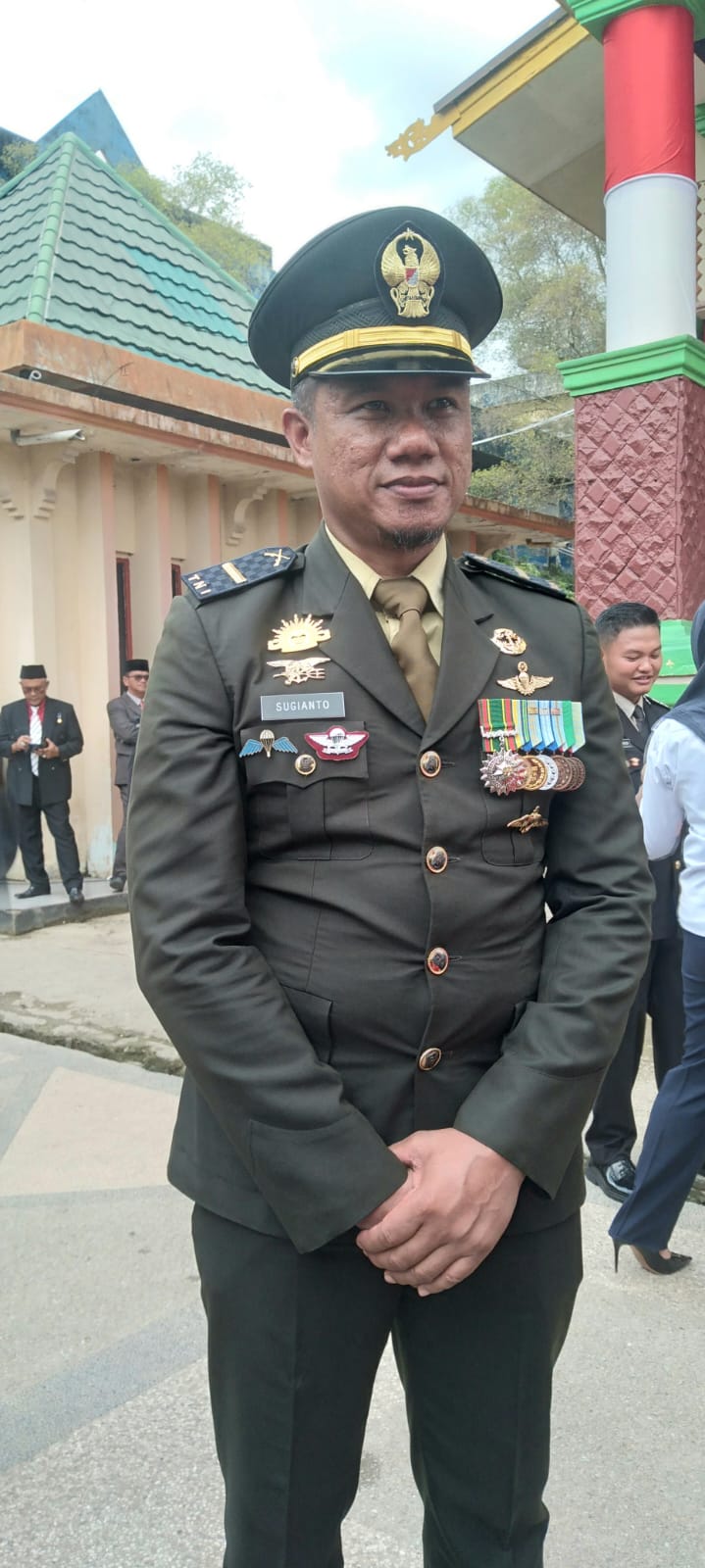 Pasi Intel Kodim 0314/Inhil Hadiri Upacara HUT ke-80 RI di Tembilahan