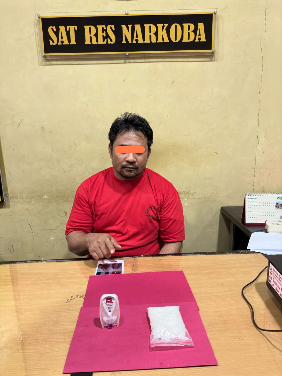 Tak Berkutik,  Dua Pria Ini Ditangkap Personil Sat Resnarkoba Polres Rohul Dalam Kasus Sabu 