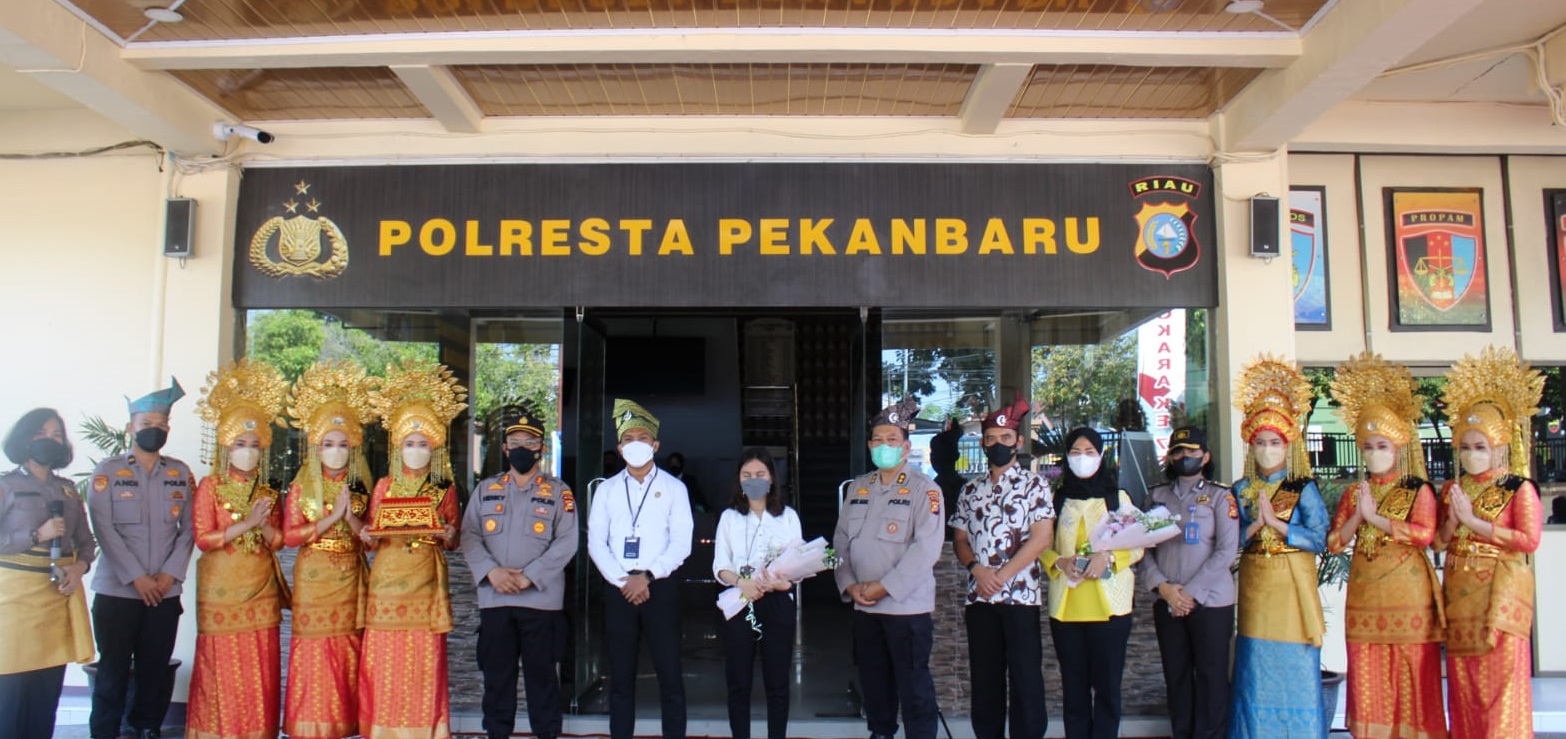 Kapolresta Pekanbaru Sambut Kehadiran TIM Kemenpan RB Dalam Rangka Kunjungan Ke Mako Polresta Pekanb