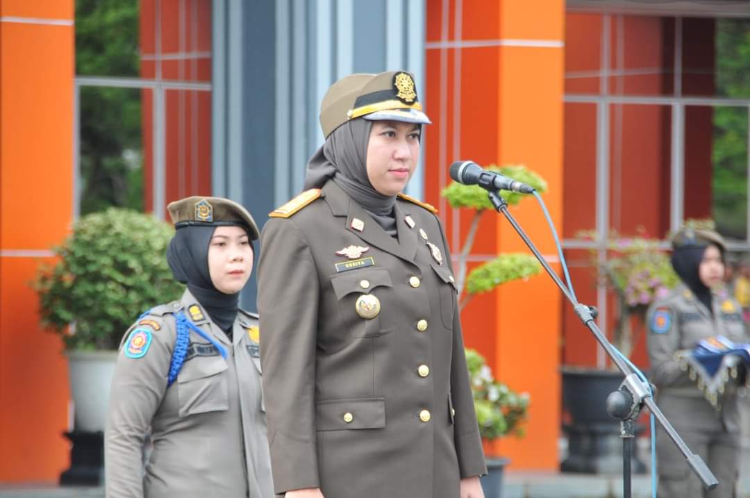 Peringatan HUT Satpol PP 73 dan Hut Satlinmas ke 61 Tahun 2023, Bupati Inhu Apresiasi kinerja Satpol