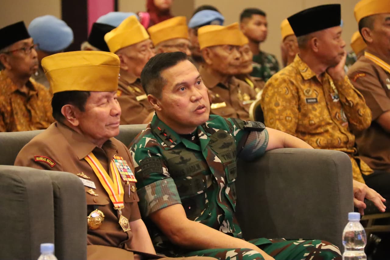 Pangdam XIX/Tuanku Tambusai Hadiri Musda XI LVRI Riau, Dorong Pewarisan Semangat Nasionalisme
