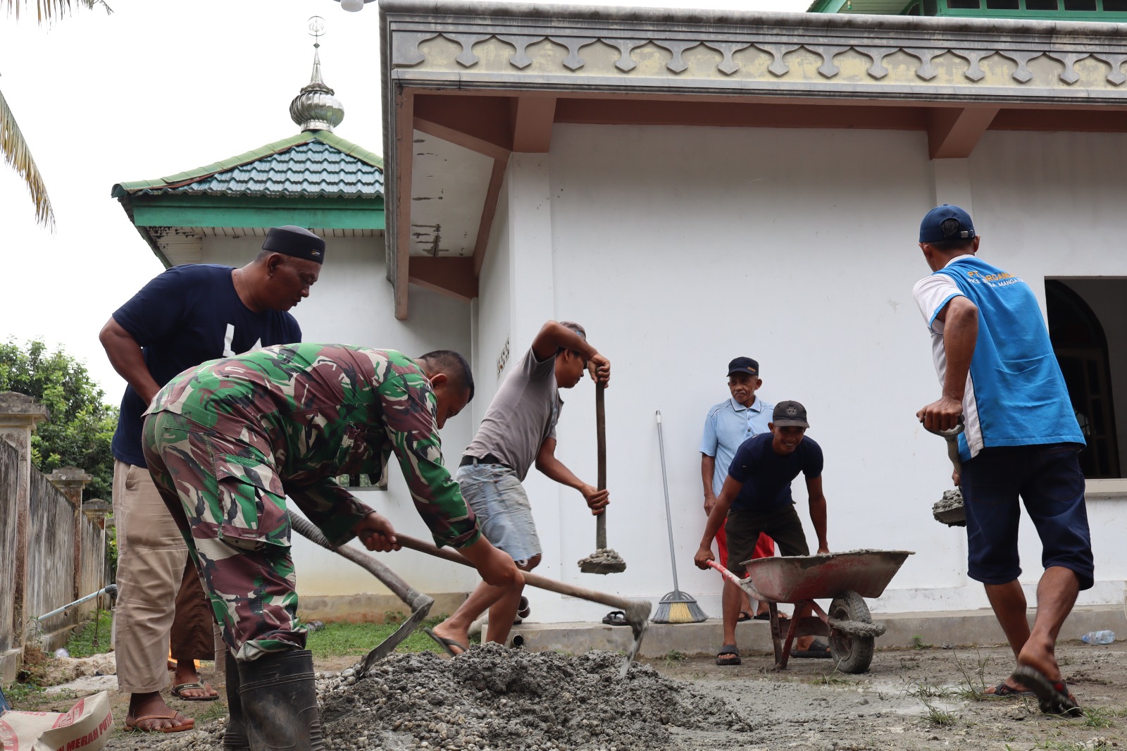 TMMD. Ke 124 Kodim 0320. Dumai Sinergikan TNI. Dan Masyarakat Wujudkan Sumur Bor 