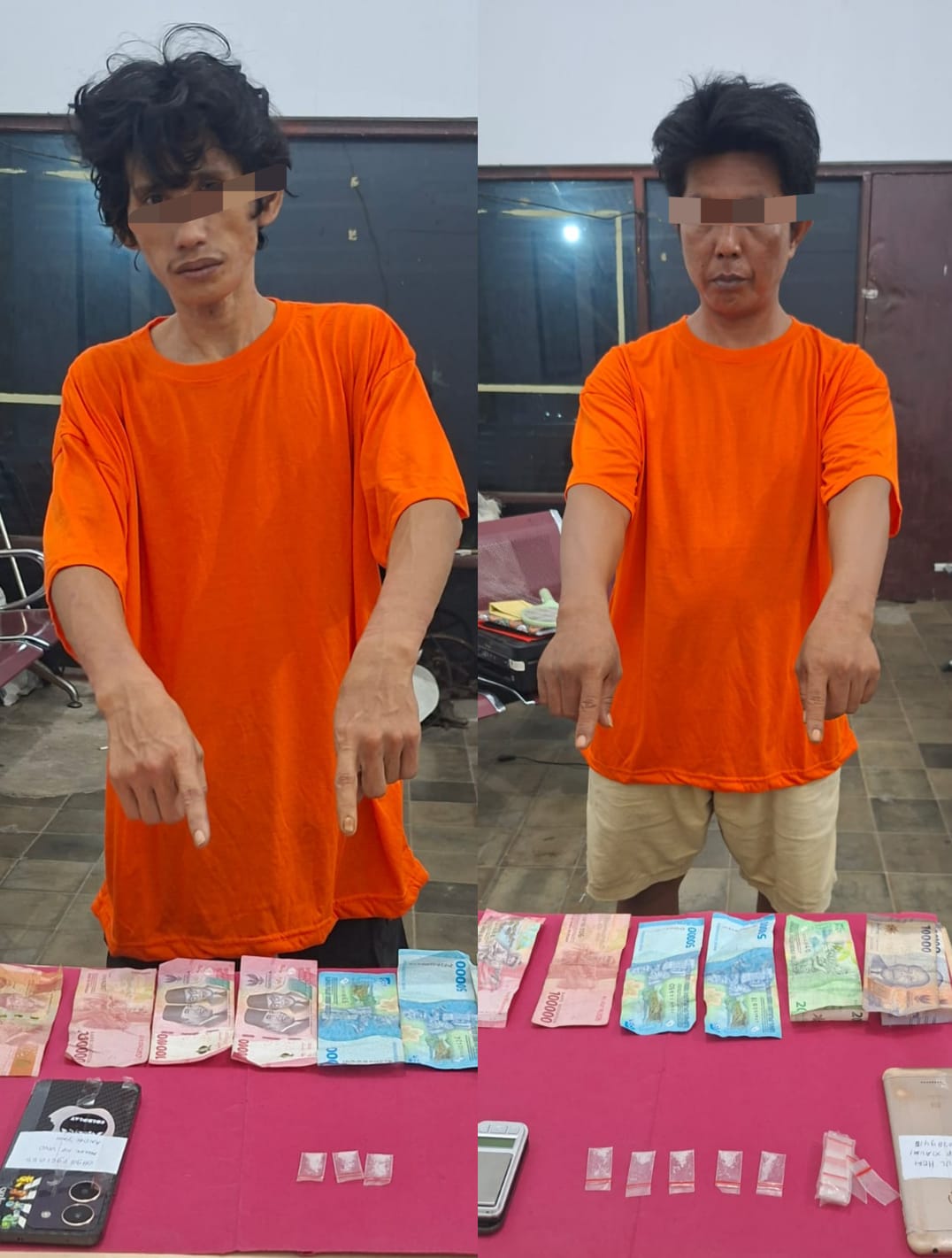 Polsek Kampar Tangkap Dua Pelaku Narkoba Yang Meresahkan Masyarakat