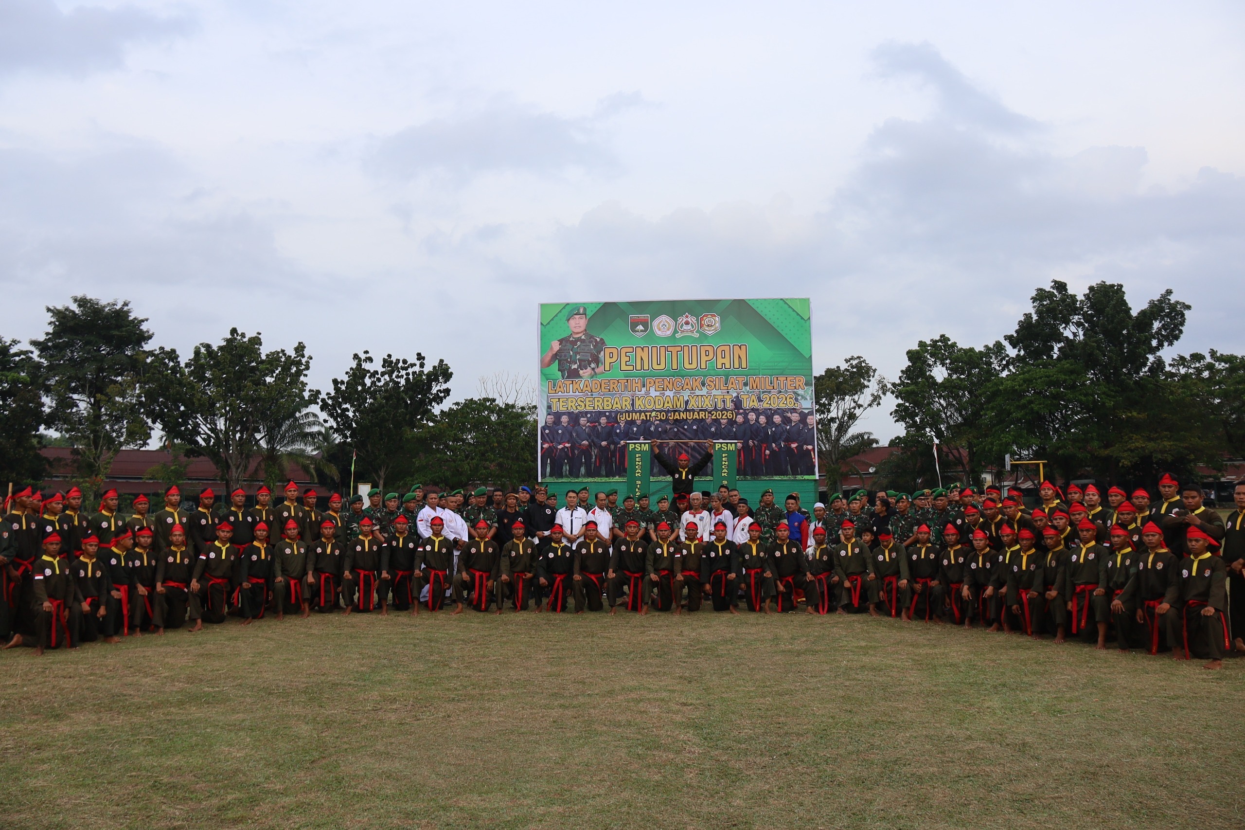 Pangdam XIX/Tuanku Tambusai Resmikan Padepokan Pencak Silat Militer dan Tutup Latkadertih Pencak Sil