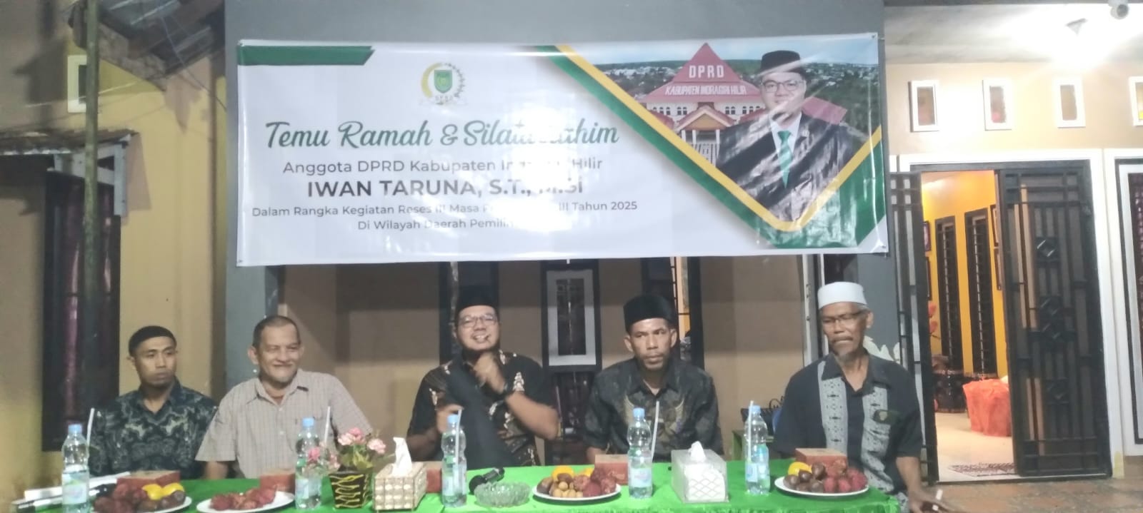 Ketua DPRD Inhil Serap Aspirasi Warga Lewat Reses III di Jalan Raja Ali Haji, Tirta 1