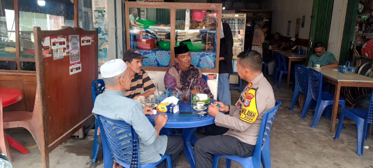 Kapolsek Reteh Laksanakan Cooling System Pilkada Damai, Sinergitas TNI-Polri Menyatu di Pulau Kijang