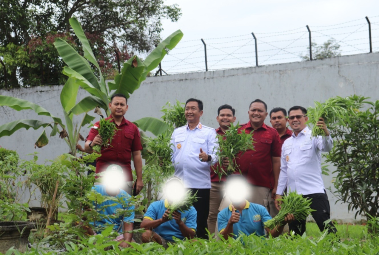 Lakukan Monitoring, Ditjenpas Riau Apresiasi Kinerja Jajaran di Lapas Pasir Pangarayan 