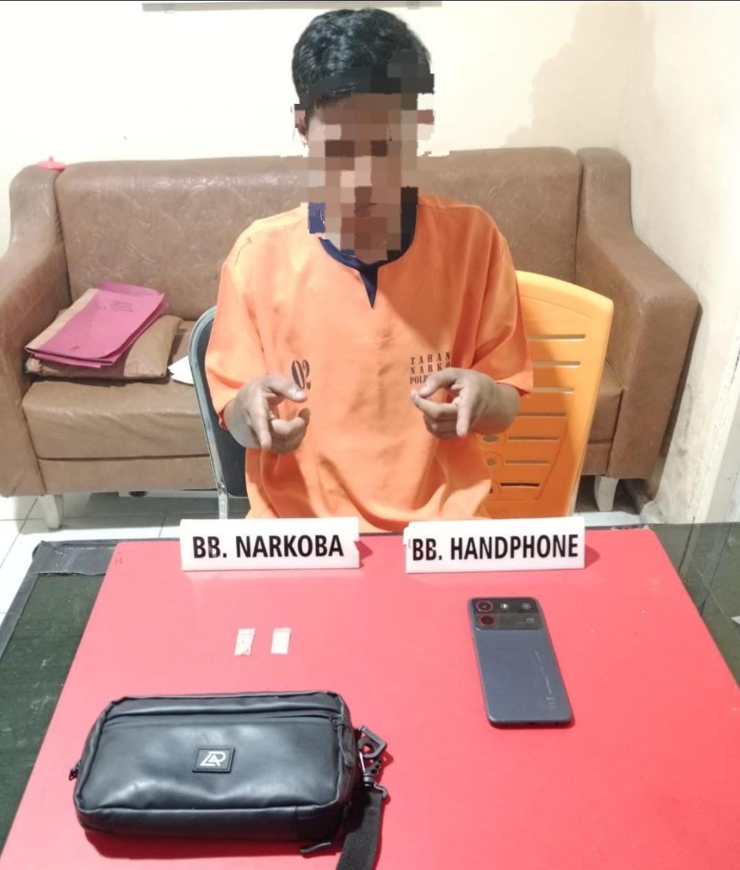 Tim Ojoloyo Satresnarkoba Polres Kampar Ringkus Pelaku Peredaran Pil Ekstasi di Pekanbaru  