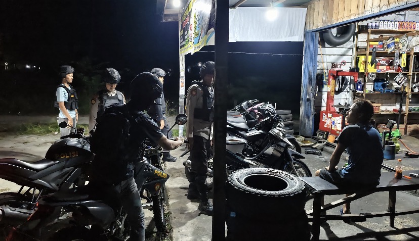 Tim Raga Res Kampar Patroli di Bangkinang Kota, Kasat Samapta Pastikan Situasi Aman Terkendali