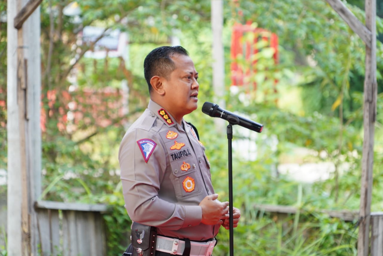 KARYA LOMBA MURAL MERIAHKAN HARI LALU LINTAS BHAYANGKARA KE 69 TAHUN 2024