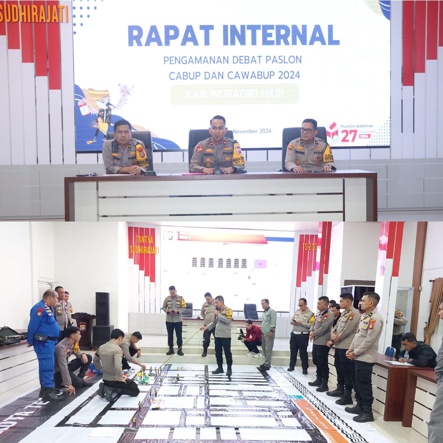 Polres Inhil Siap Amankan Debat Kandidat Bupati dan Wakil Bupati