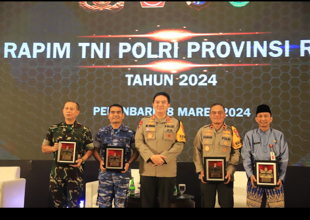 Polda Riau Gelar Rapim TNI-Polri Provinsi Riau Tahun 2024