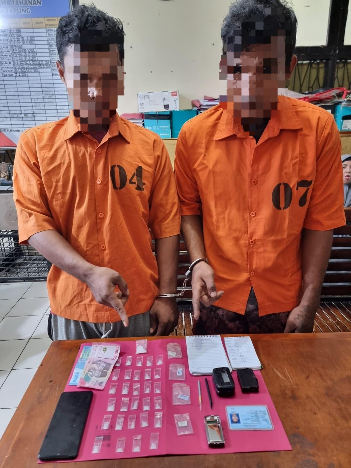 Polisi Berhasil Tumpas  Peredaran Sabu di Tapung, 30 Paket Siap Edar  Diamankan!