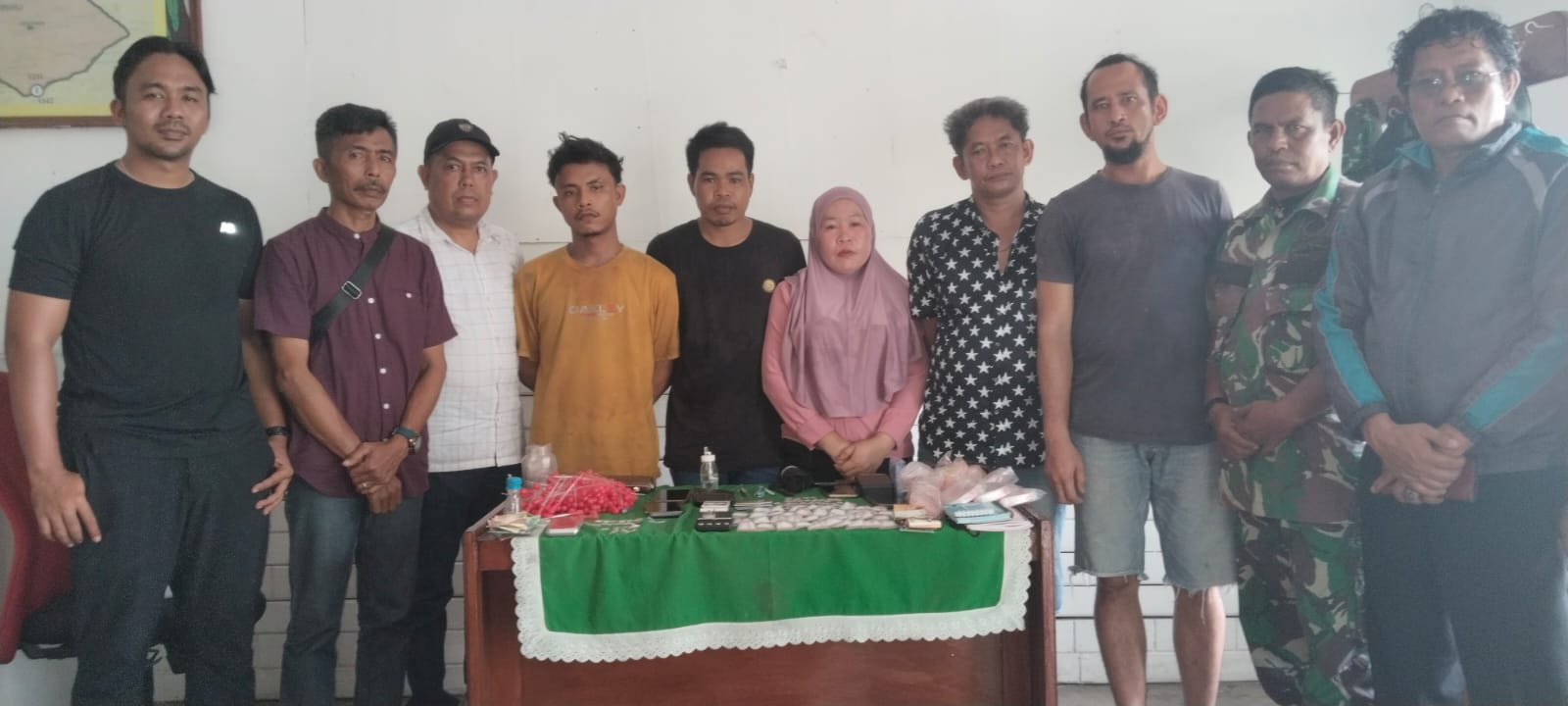 Tim Intel Korem 031/Wira Bima Berhasil Meringkus Sindikat Narkoba