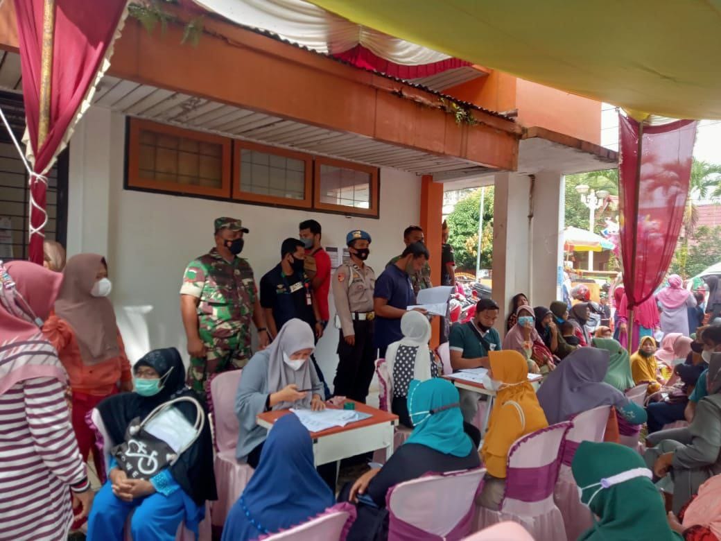 Kejar Target Vaksinasi, Dandim 0313/KPR Kirim Tim Vaksinasi ke Rohul,Riau