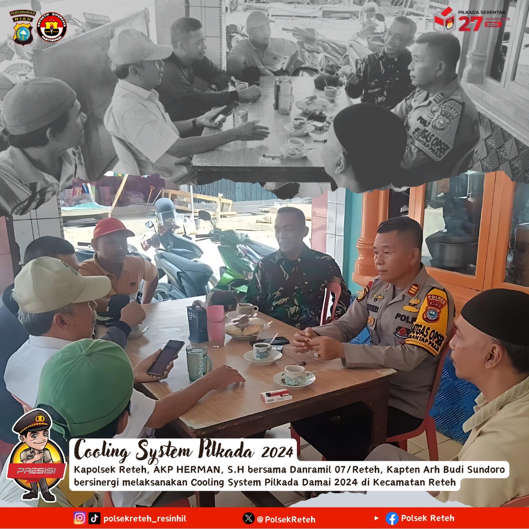 FORKOPIMCAM RETEH BERSAMA SAMA CIPTAKAN COOLING SYSTEM PEMILU DAMAI .