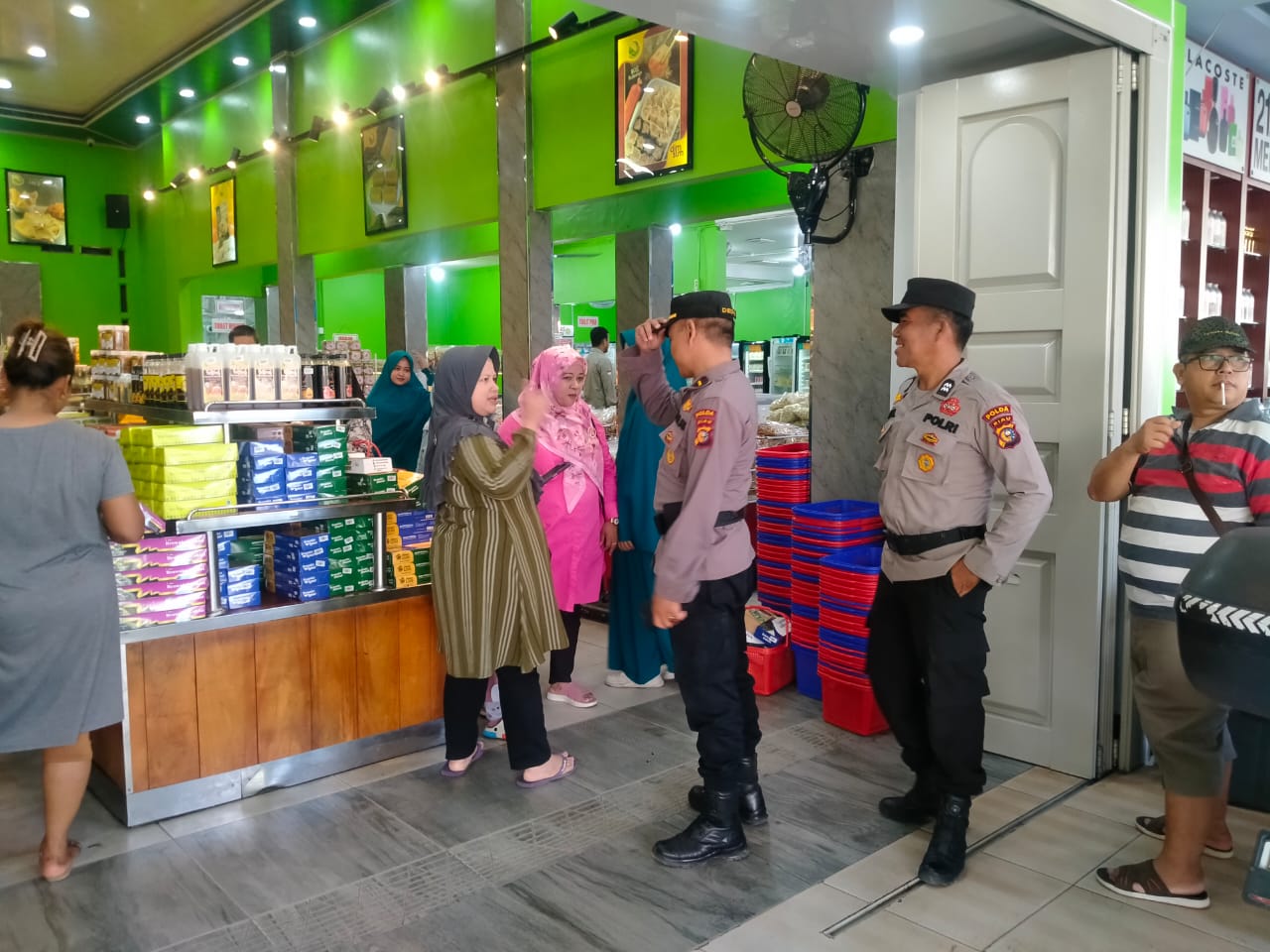 Satgas Preemtif Objek Vital Transportasi dan Subsatgas Binmas Polda Riau Melaksanakan Rangkaian Kegi