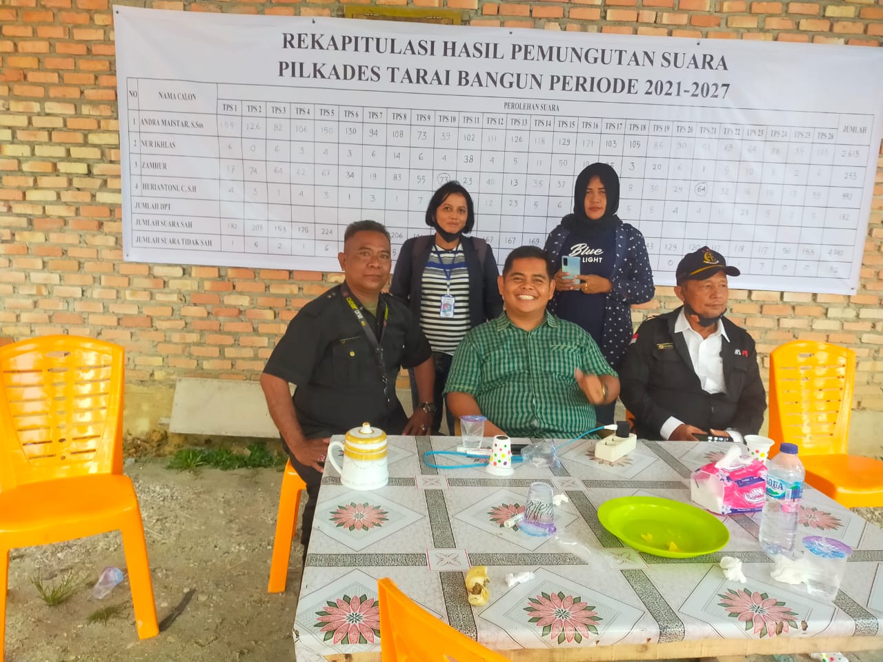 Kades Merakyat, Andra Maistar S.sos Menang Telak PILKADES Desa Tarai Bangun