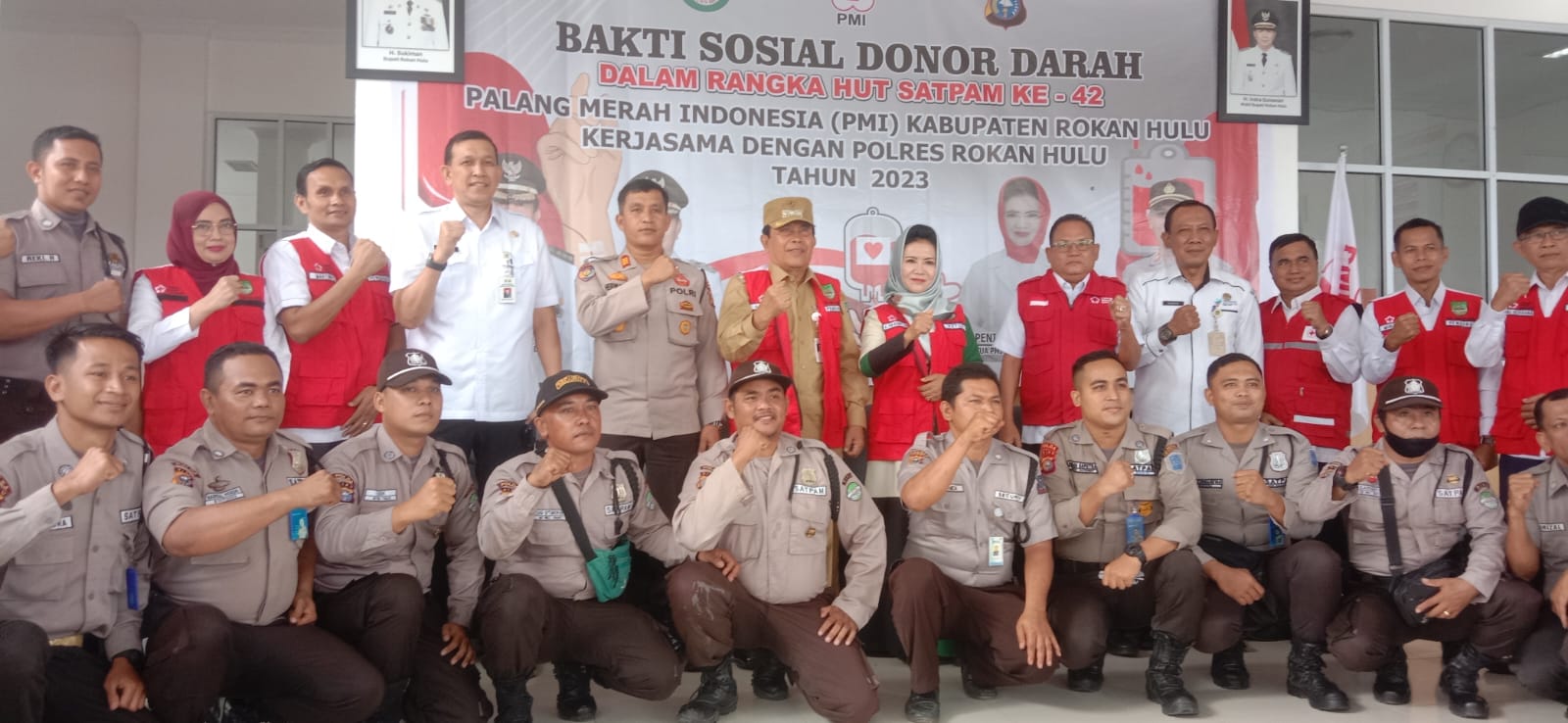 Bupati H Sukiman,Buka Giat Donor Darah Polres Rohul dan PMI,Wujut Kepeduli Kesehatan Masyarakat.