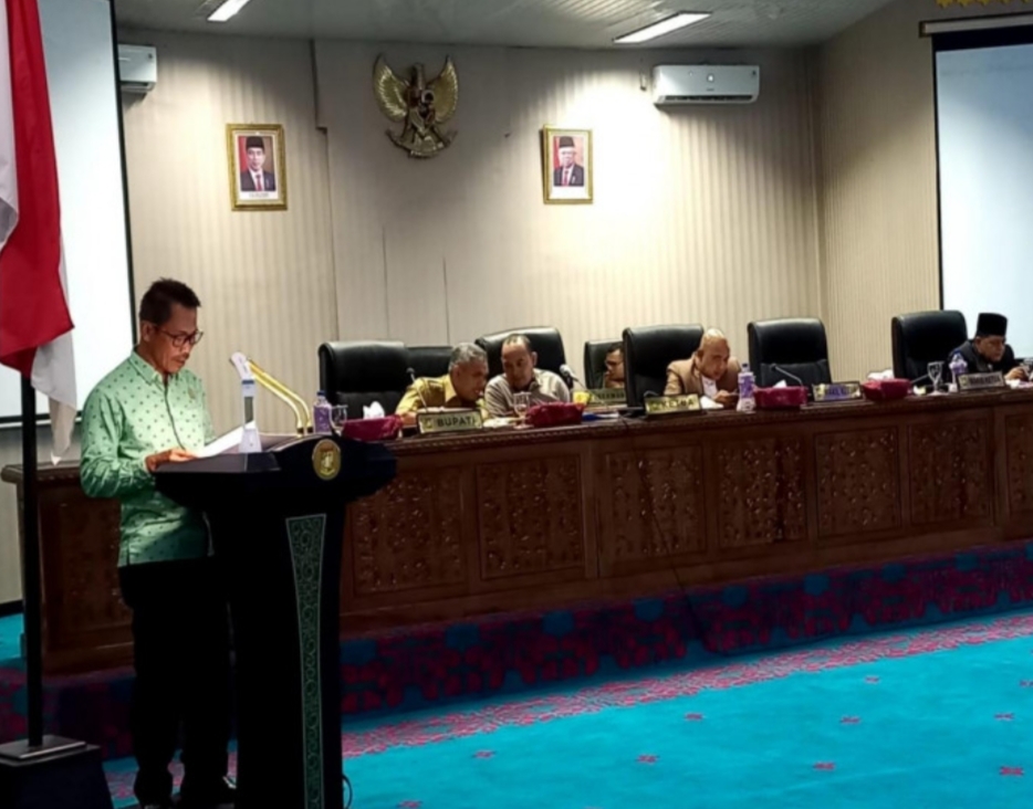 Ktua DPRD Kampar M ,Faisal ST,Buka Sidang Paripurna