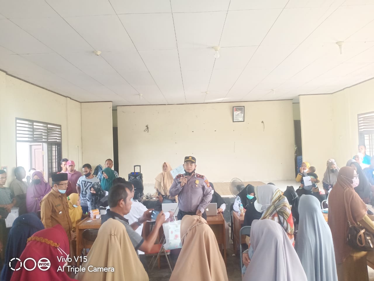 Kapolres Kampar : Agar Pandemi Covid-19 Tuntas, Yang Belum Vaksinasi Segeralah Ikut Vaksin