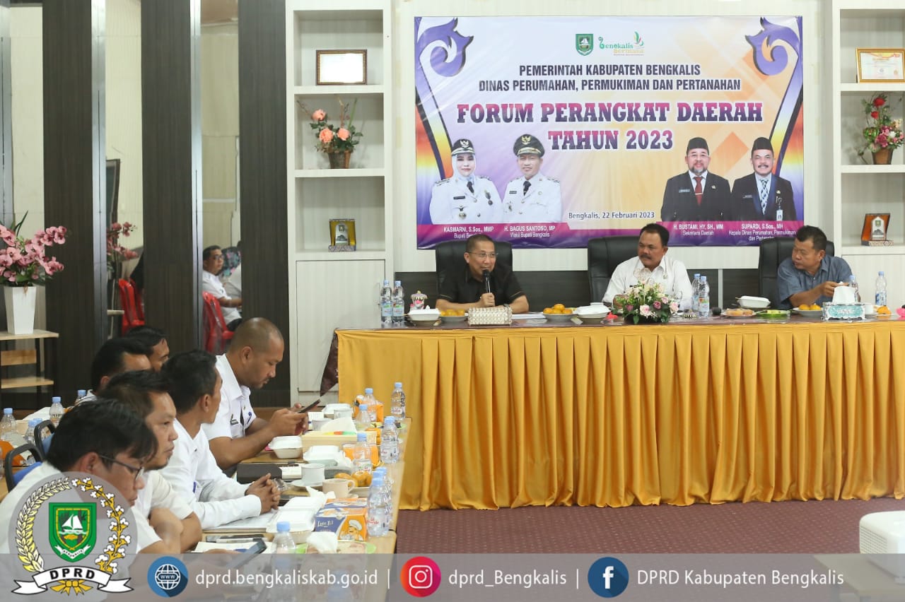 Pimpinan Komisi II Sampaikan Catatan dalam Renja Dinas Perkimtan