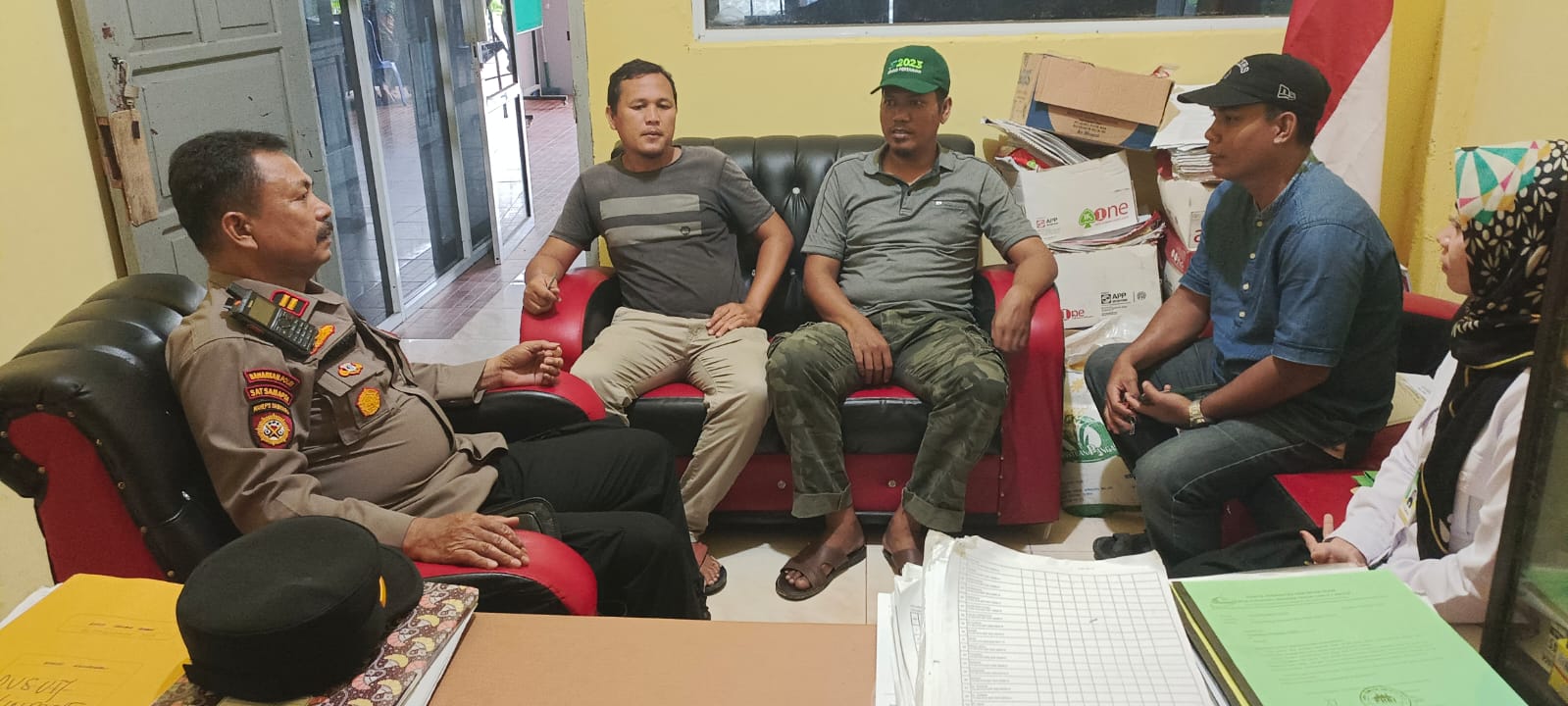 Menuju Pemilu Damai Kapolsek Keritang Cooling System Dalam Rangka Ops Mantap Brata Lancang Kuning 20