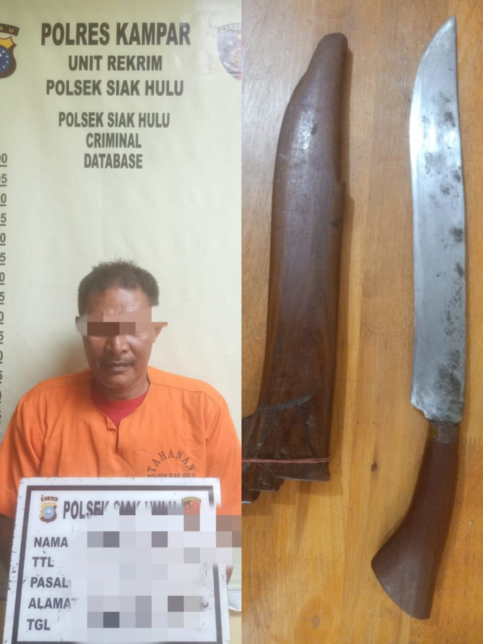 Diduga Karena Perselingkuhan,Pelaku Parang Korban Hingga Tangan dan Kaki Luka