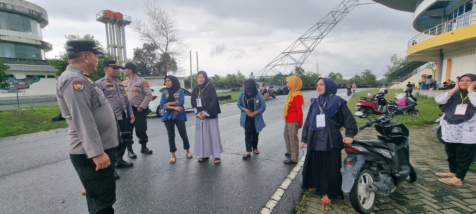 Kasat Binmas Polres Kampar Lakukan Giat Satgas Preemtif edukasi dan Sosialisasi Dalam Rangka OMB LK 