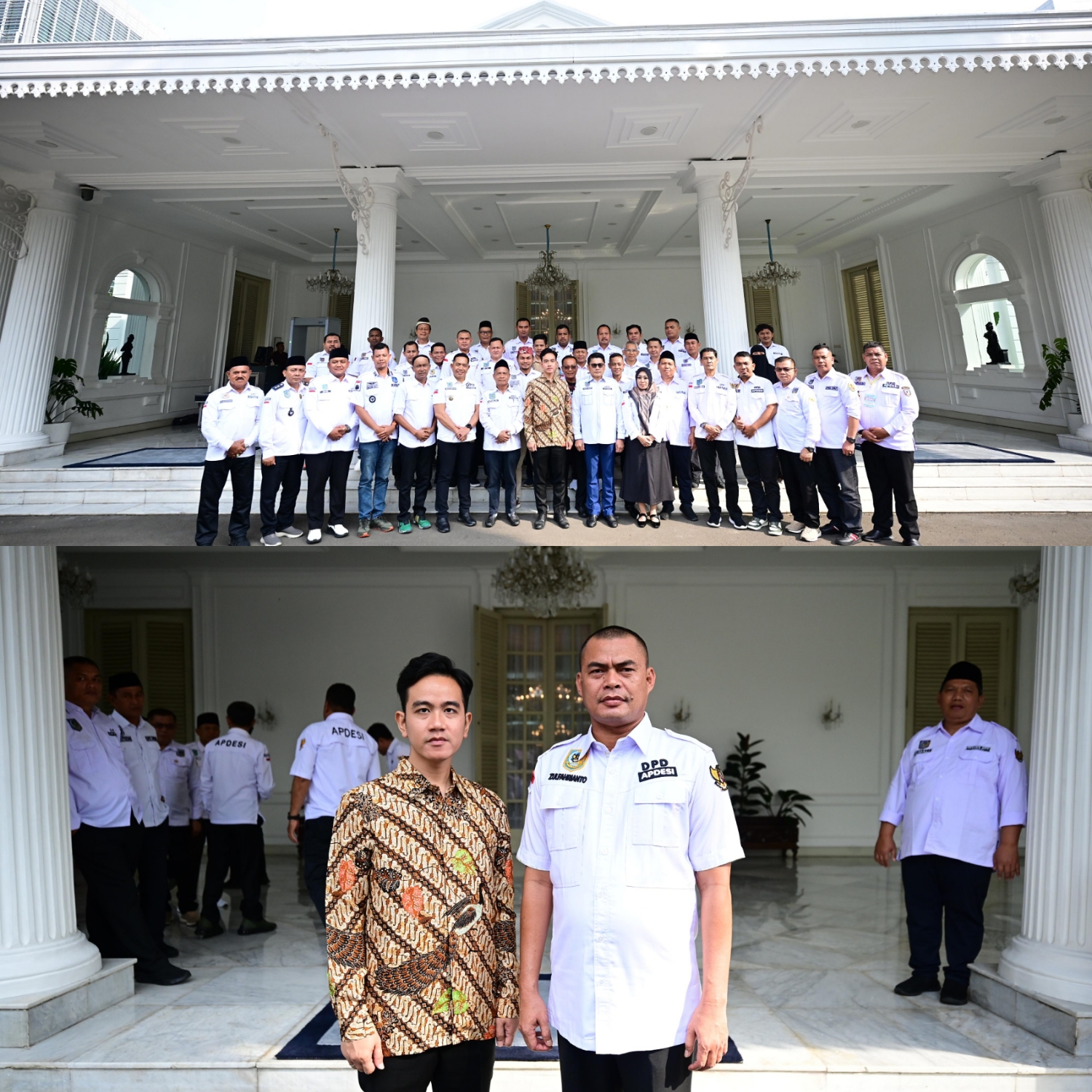 Zulfahrianto, Pejuang Suara Desa sontang Riau, Temui Wakil Presiden RI