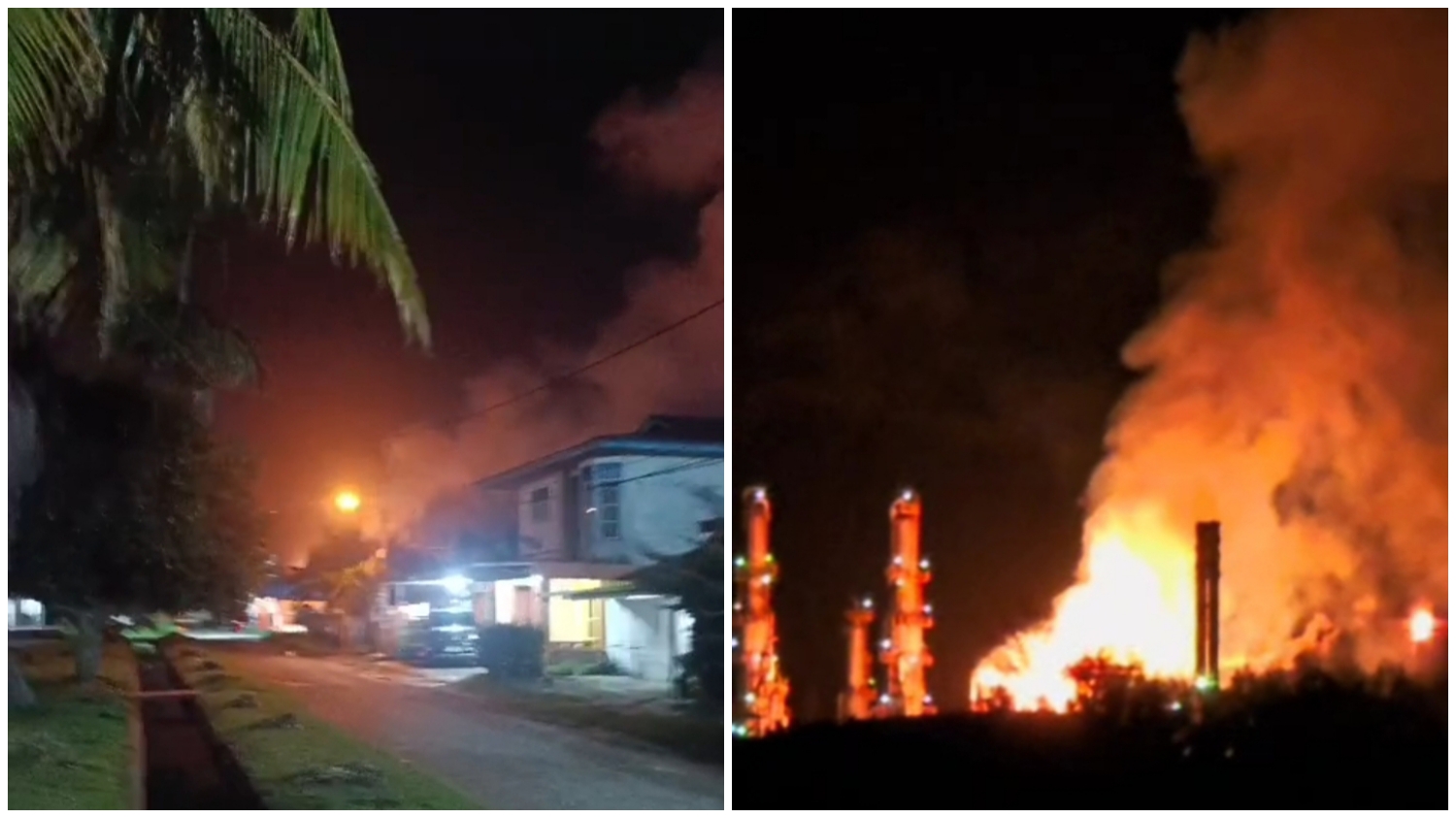 Terulang lagi Kebaran Area PT Kilang Pertamina Dumai Buat Copot jantung warga Sekitar.