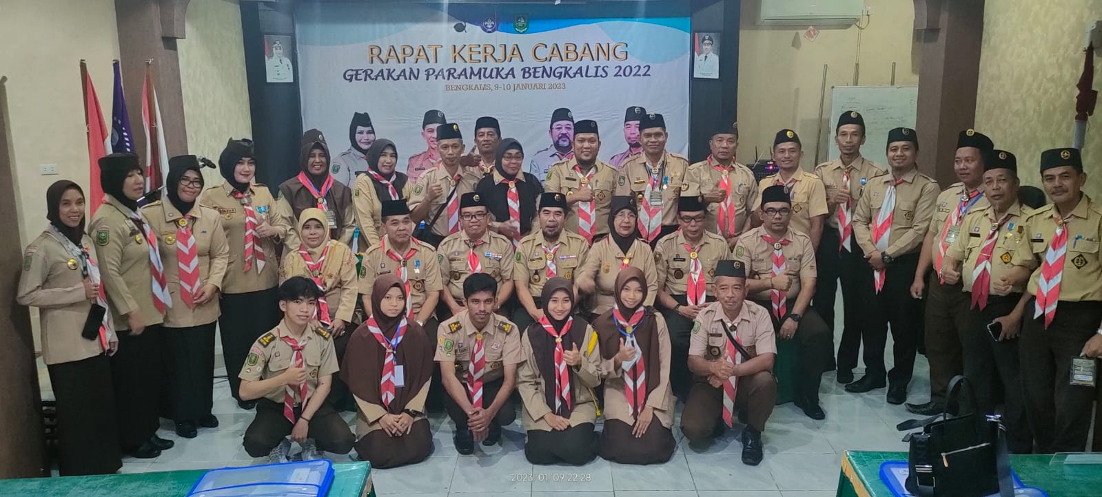 Rakercab Gerakan Pramuka Bengkalis Berlangsung Lancar, Rancangkan Kegiatan 2 Tahun Kedepan