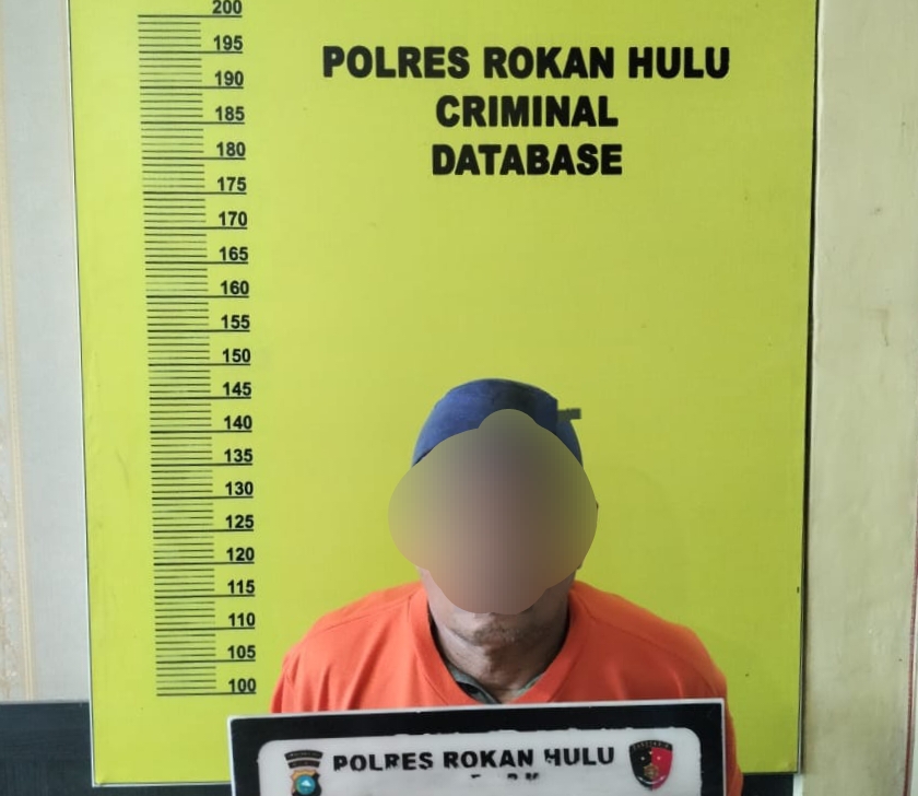 Setubuhi Anak Di Bawah Umur, Kakek  Berumur 66 Tahun Diciduk Personil Sat Reskrim Polres Rohul