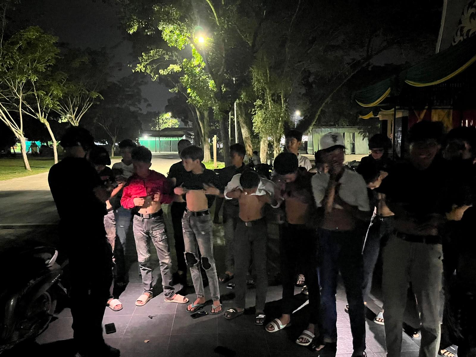Jaga Kondusivitas Malam Minggu, Tim Raga Regu III Polres Kampar Patroli Titik Rawan di Bangkinang