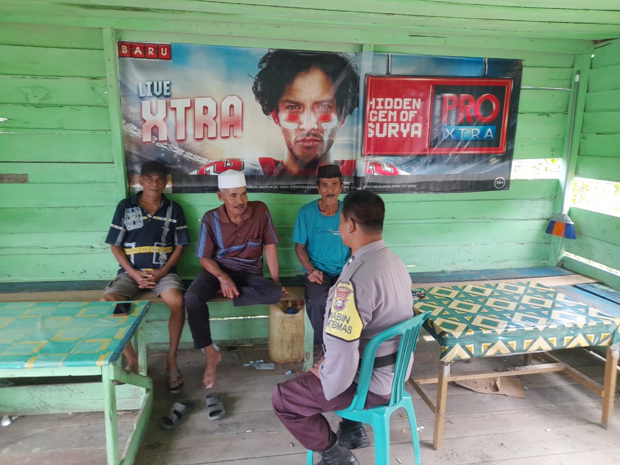 Polsek Keritang  laksanakan Sambang didesa Pengalihan disambut dengan antusias oleh warga