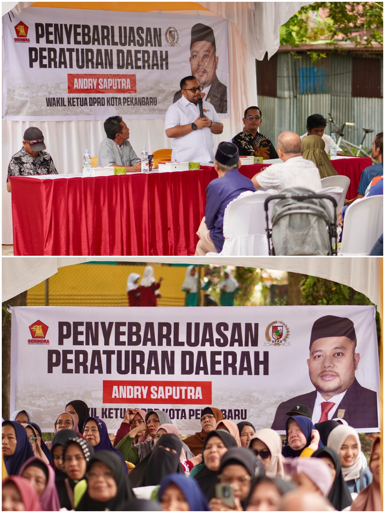 Di Jalan Pesisir Rumbai, Waka DPRD Andry Sosialisasikan Perda Nomor 3 Tahun 2023