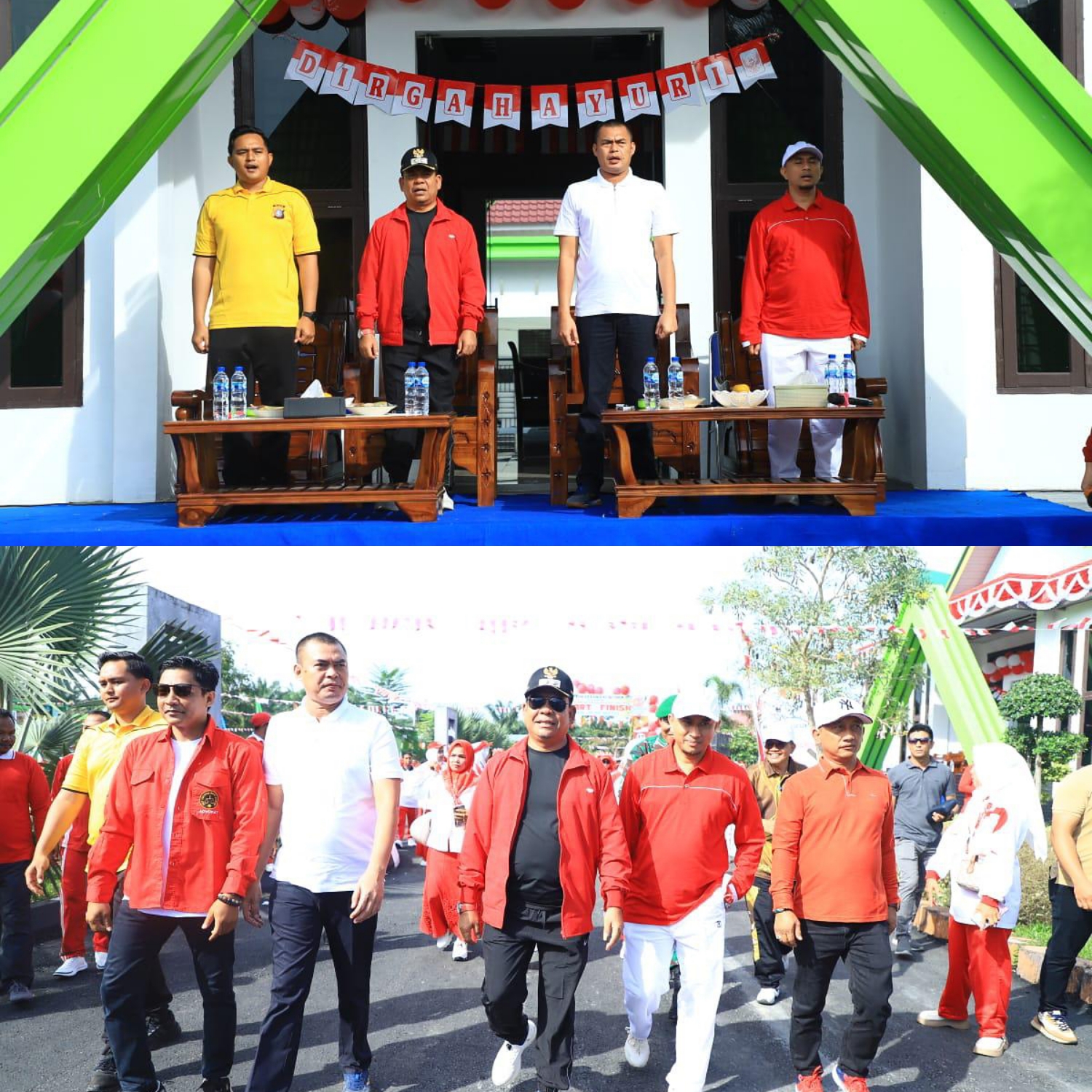 Desa Sontang Di Padati Ribuan Peserta Jalan Santai HUT RI ke-80