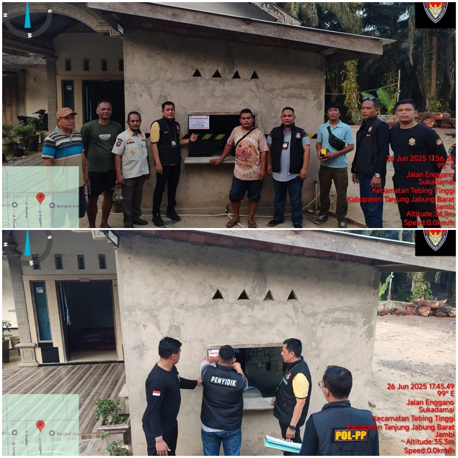 RAM Sawit Di Desa Adi Jaya  Kecamatan Tebing Tinggi Disegel Karena Tidak Memiliki Izin