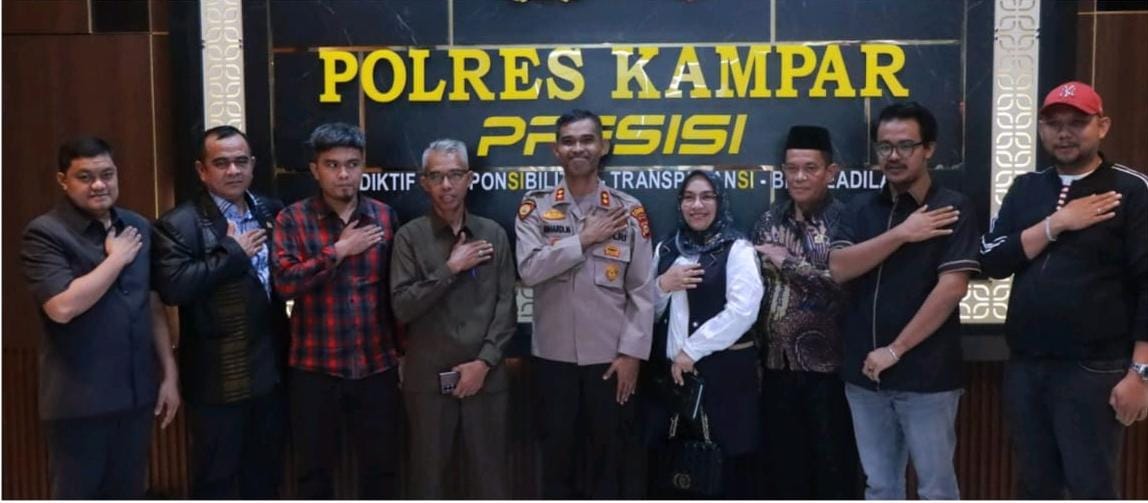 Polres Kampar Jalin Sinergi dengan Komisi I DPRD Kampar,  Bentuk Tim Terpadu Atasi Konflik Agraria 