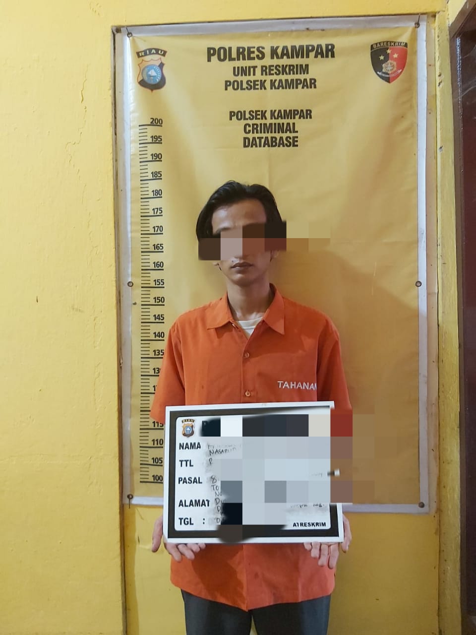 Lakukan Penganiayaan Pada Anak Dibawa Umur, Pelaku di Tangkap Polsek Kampar