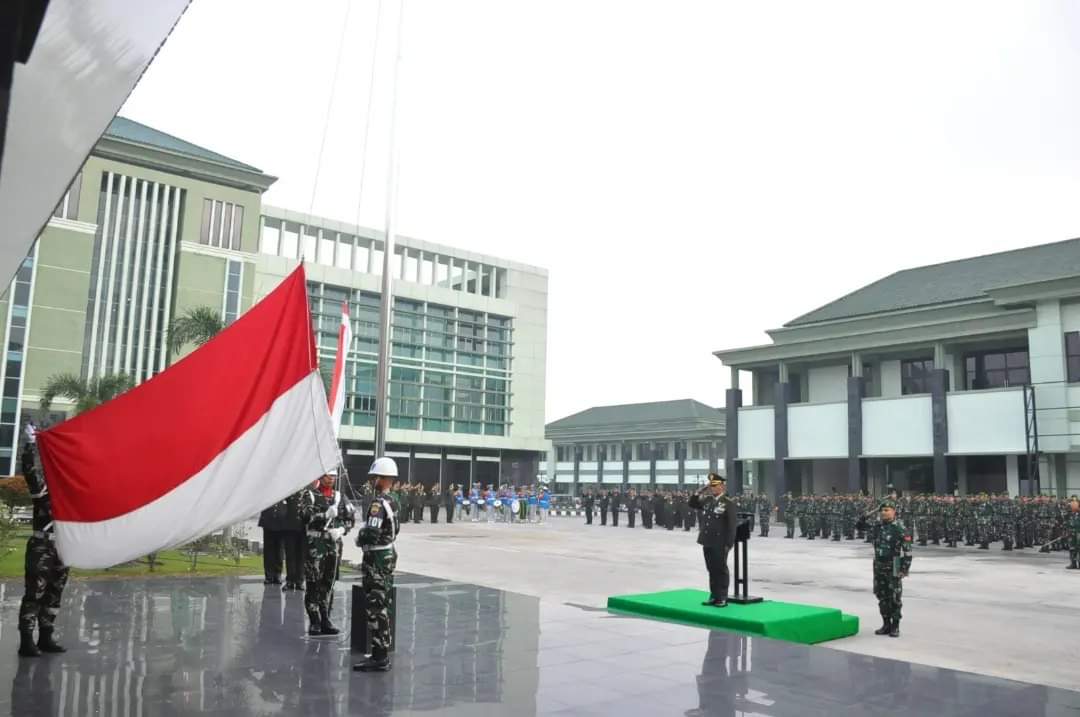 Korem 031/Wb Gelar Upacara Peringatan Hari Kemerdekaan Republik Indonesia Ke-79 Tahun 2024.