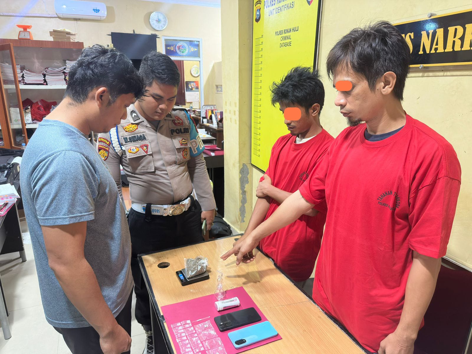 Berkat Informasi Masyarakat, Bandar Dan Kurir Sabu Tidak Berkutik Diciduk Res Narkoba Polres Rohul