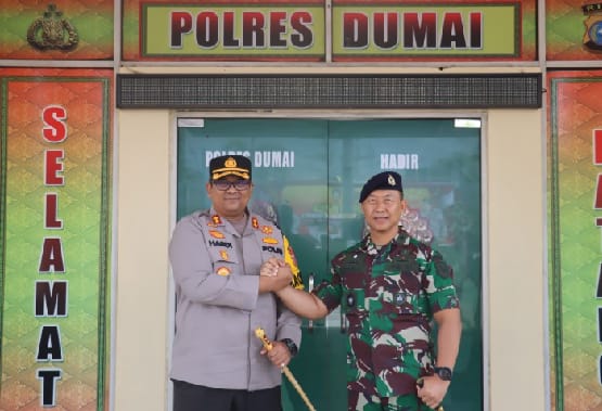 Polres Damai Terima Kunjungan Dari Danlanal Dumai.