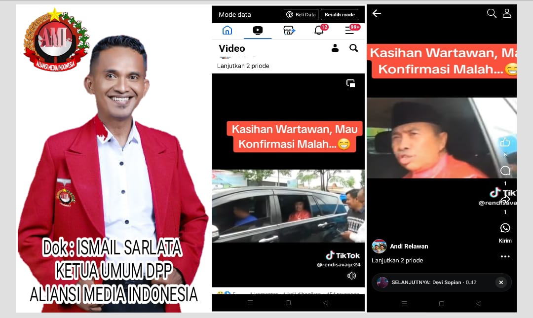 Viral Video Penghinaan Terhadap Wartawan dan Ketua Umum Organisasi Pers Angkat Bicara