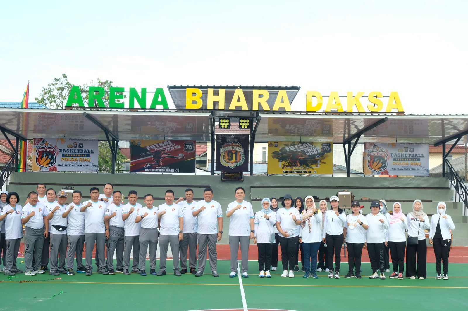 Irjen Moh Iqbal Resmikan Revitalisasi,Arena Bhara Daksa,Polda Riau,Wakaf dan Hibah Keluarga Mantan K