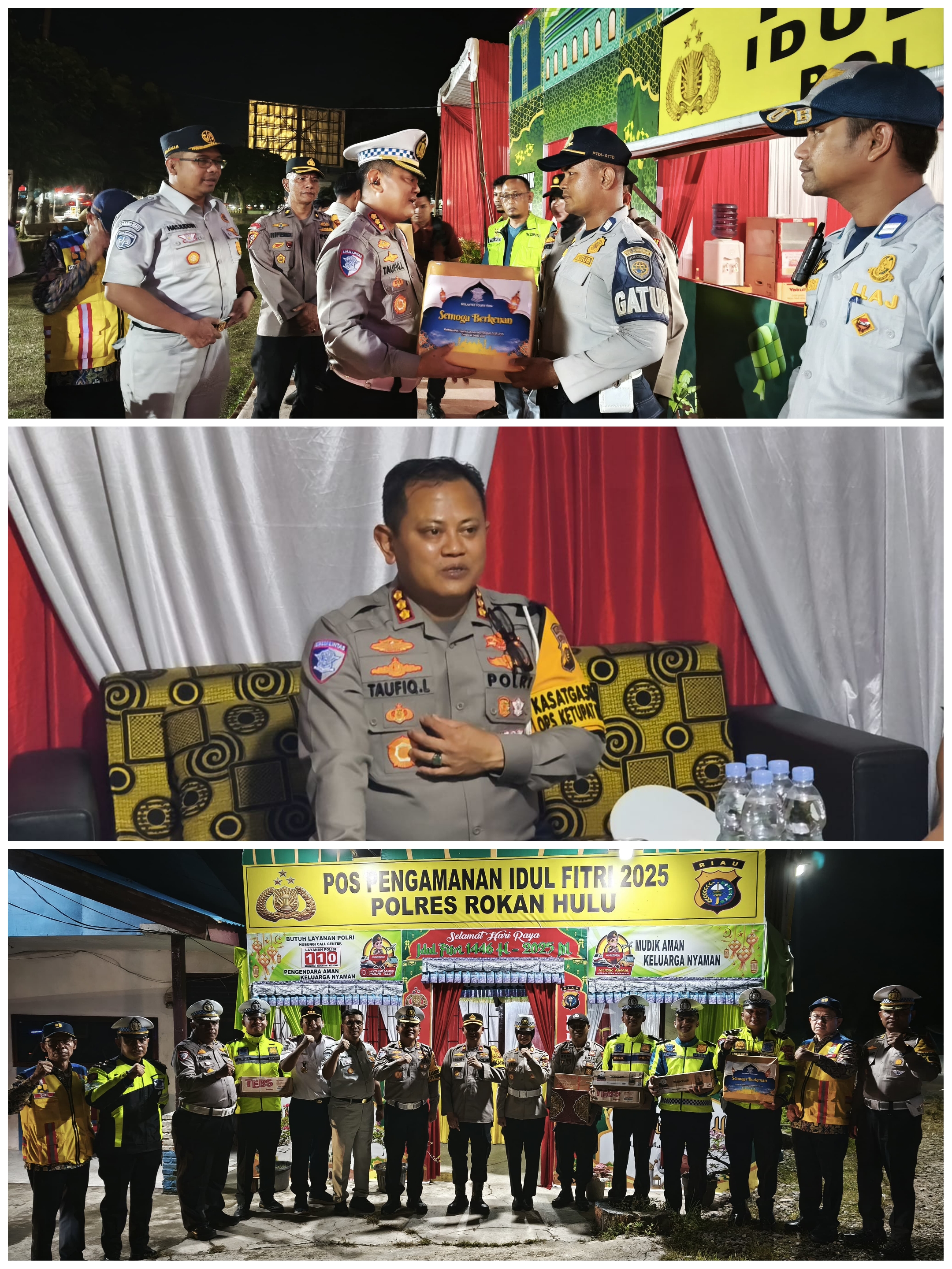 Pastikan Arus Mudik Aman Dirlantas Polda Riau Tinjau Kondisi Jembatan Ujung Batu