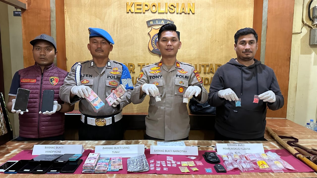 Unit Reskrim Polsek Tambusai Utara Berhasil Ungkap Jaringan Pengedar Narkoba Sabu Dan Ekstasi