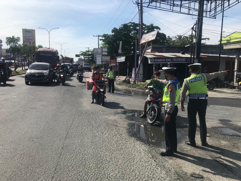 Polsek Tampan Laksanakan Operasi Patuh 2022 serentak seluruh Indonesia selama 14 hari kedepan
