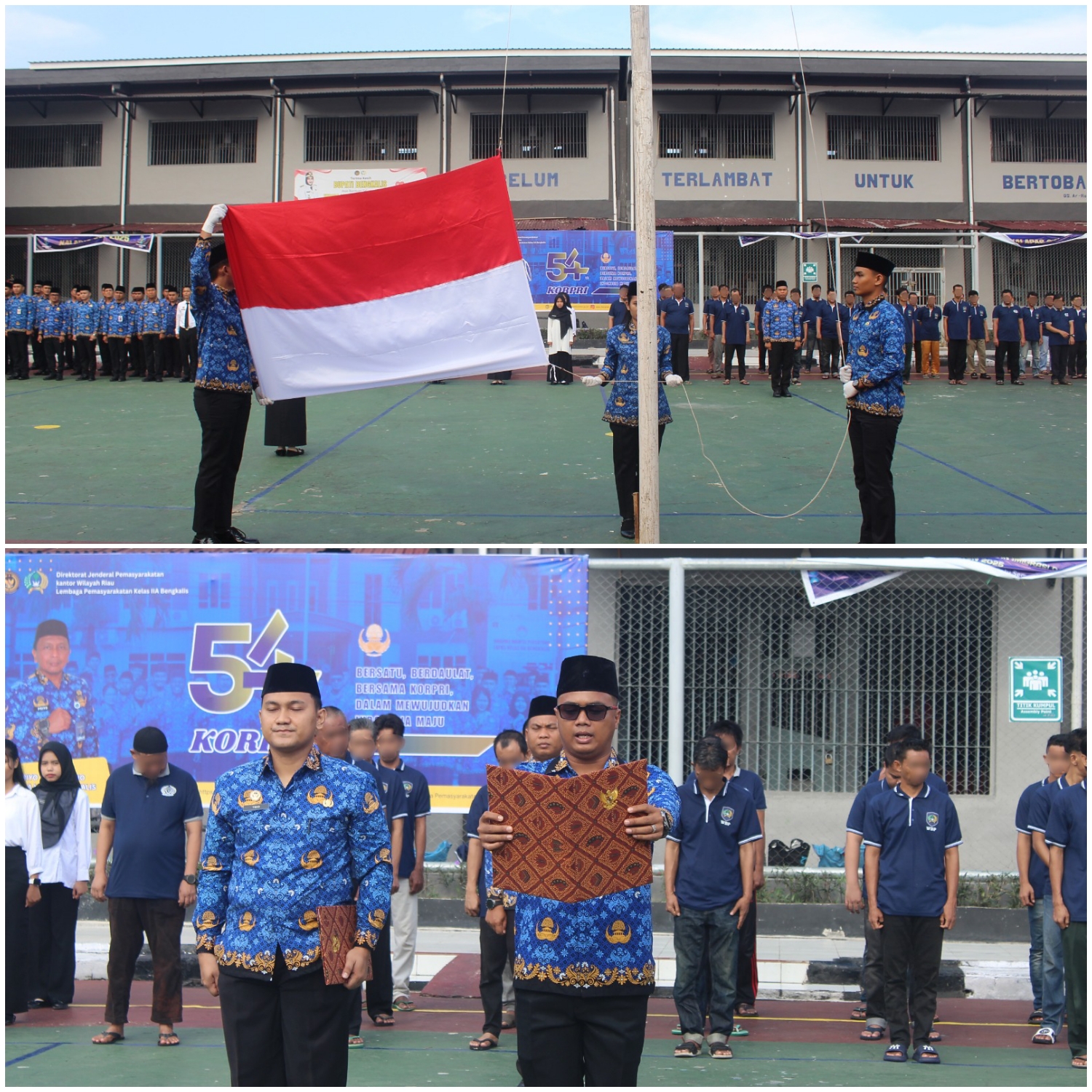 Lapas Bengkalis Laksanakan Upacara HUT ke-54 Korpri Sebagai Momentum Penguatan Pengabdian